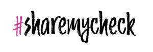 #sharemycheck logo